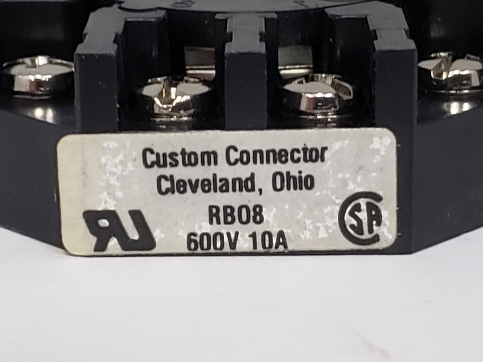 CUSTOM CONNECTOR RB08-PC RELAY SOCKET DPDT 8 PIN OCTAL (LOT OF 2) NNB