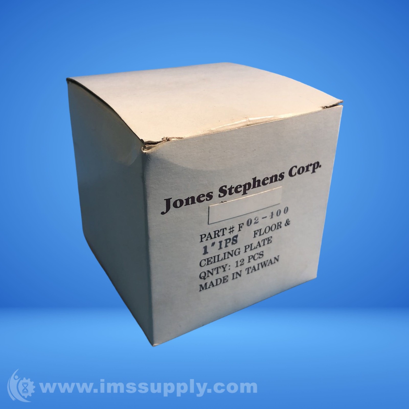 Jones Stephens F02-100 Floor and Ceiling Plate Box of 12 2517
