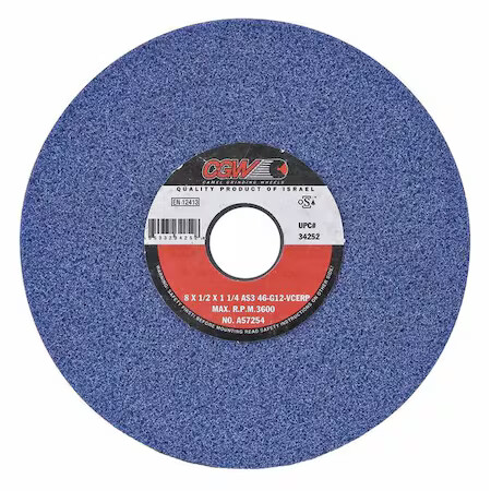 Cgw Abrasives 34254 Grinding Whl 8x.5×1-1/4 T1