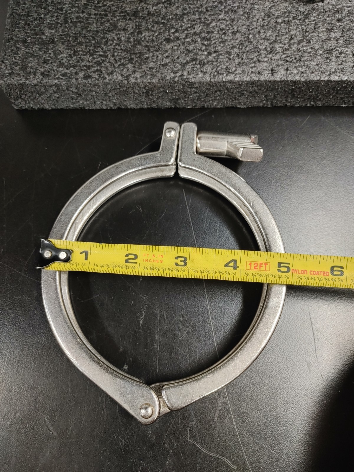 Assorted Lot of 4 Single Hinge Sanitary Tri Clamp