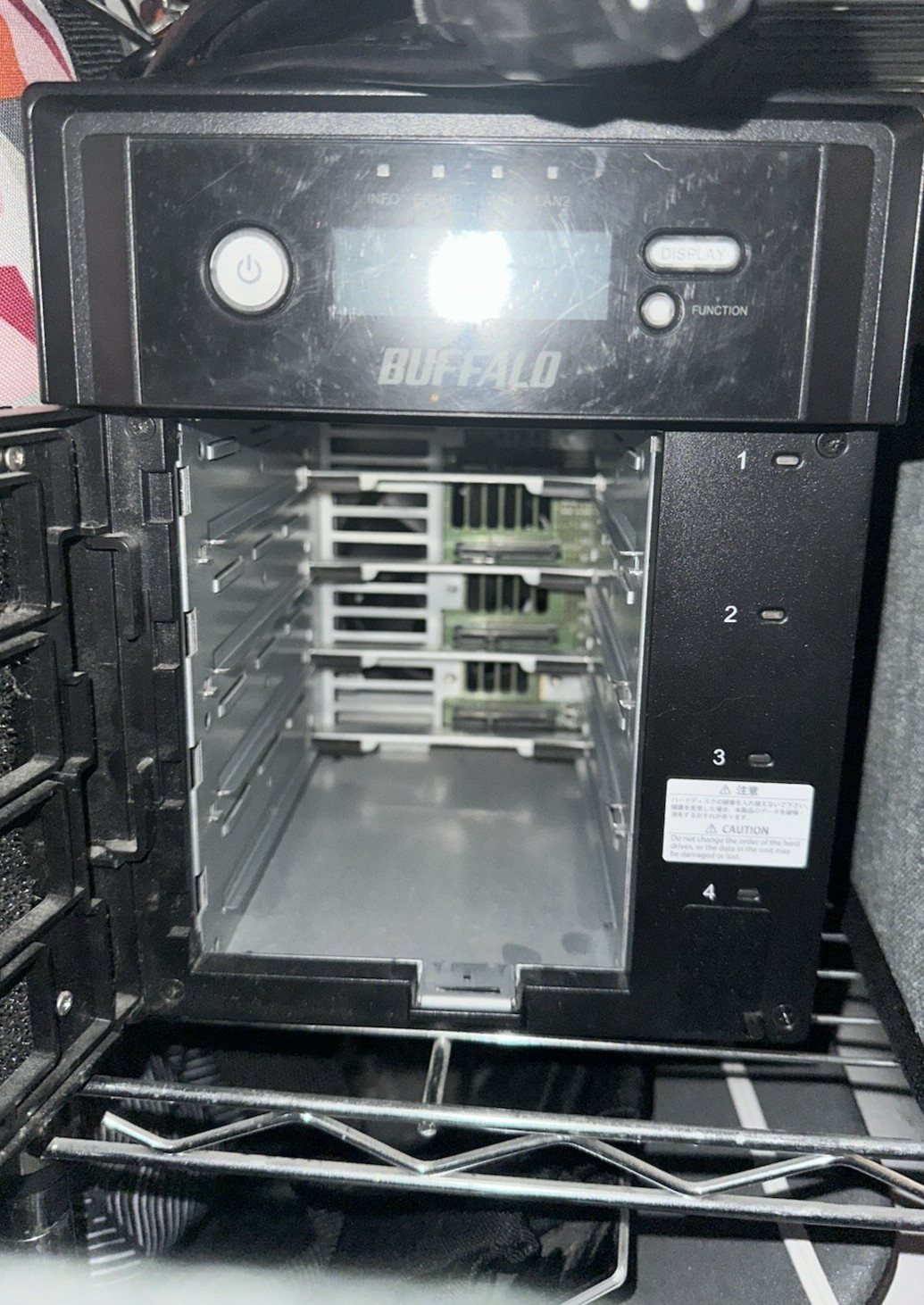 Buffalo TeraStation TS-XE8.0TL/R5 4-Bay NAS Storage NO DRIVES INCLUDED! – No Key