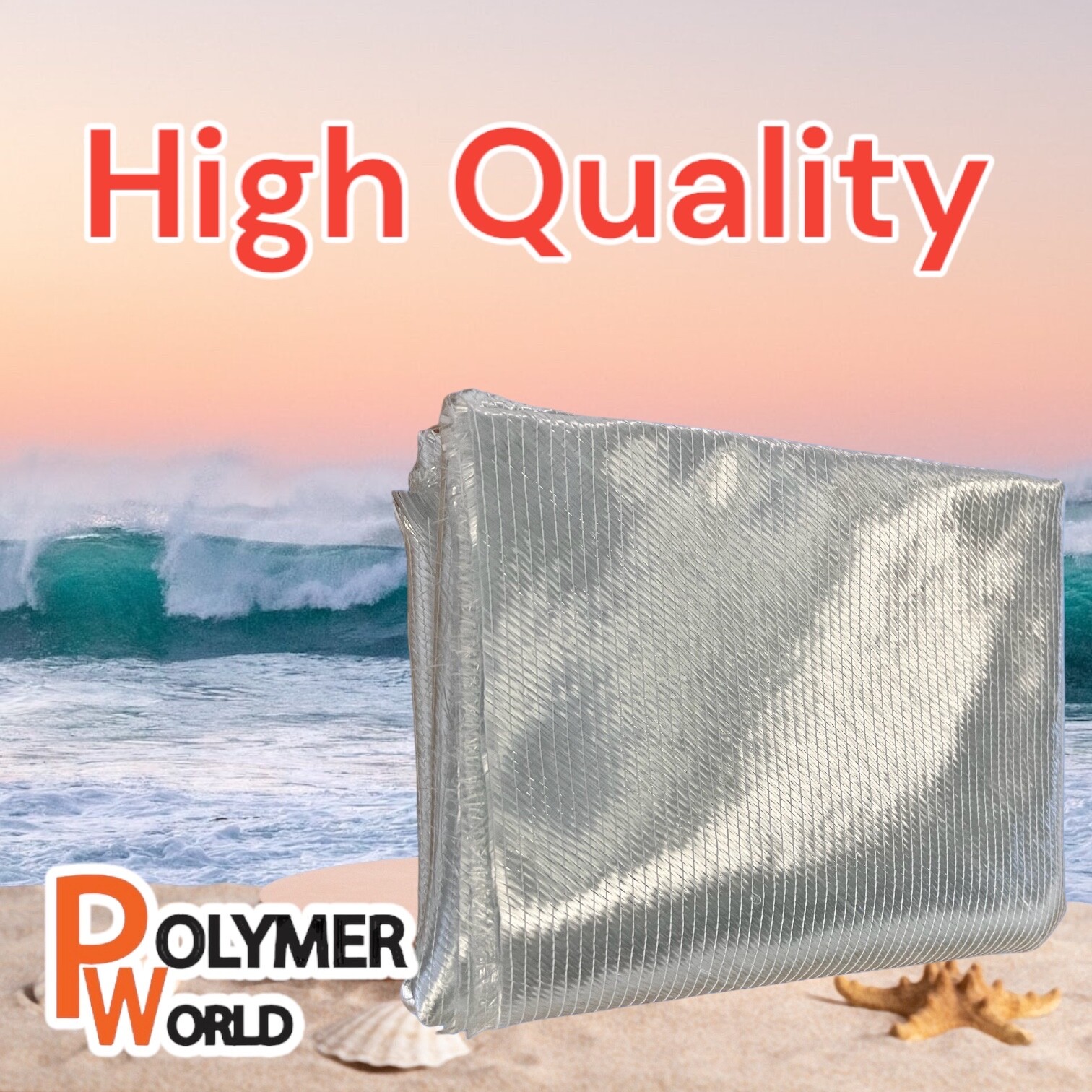 Polymer World Fiberglass 1708x50x10 Yard Biaxial Cloth for Boat, Automobiles, RV