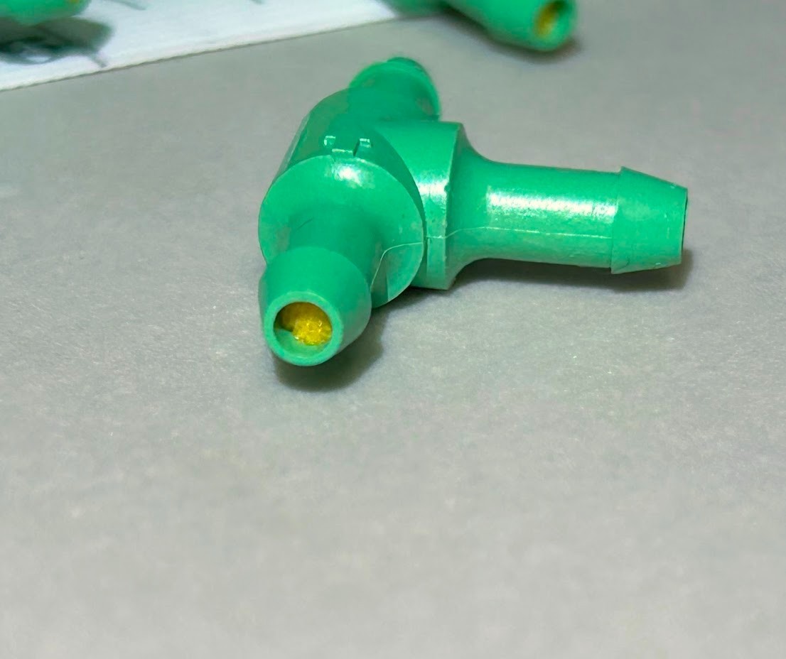 JOHNSON CONTROLS R-3710-3007 (LOT OF 10) 1/4″ In BARBED RESTRICTOR TEE