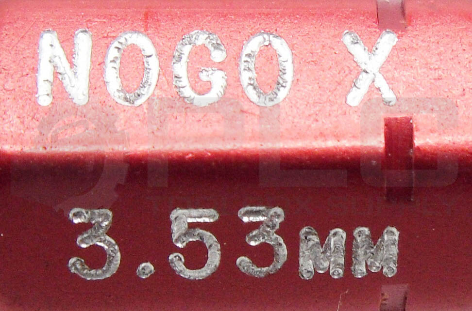 NEW R.L. SCHMIDT GO X 3.35MM CARBIDE MASTER PLUG PIN GAGE NOGO 3.53MM