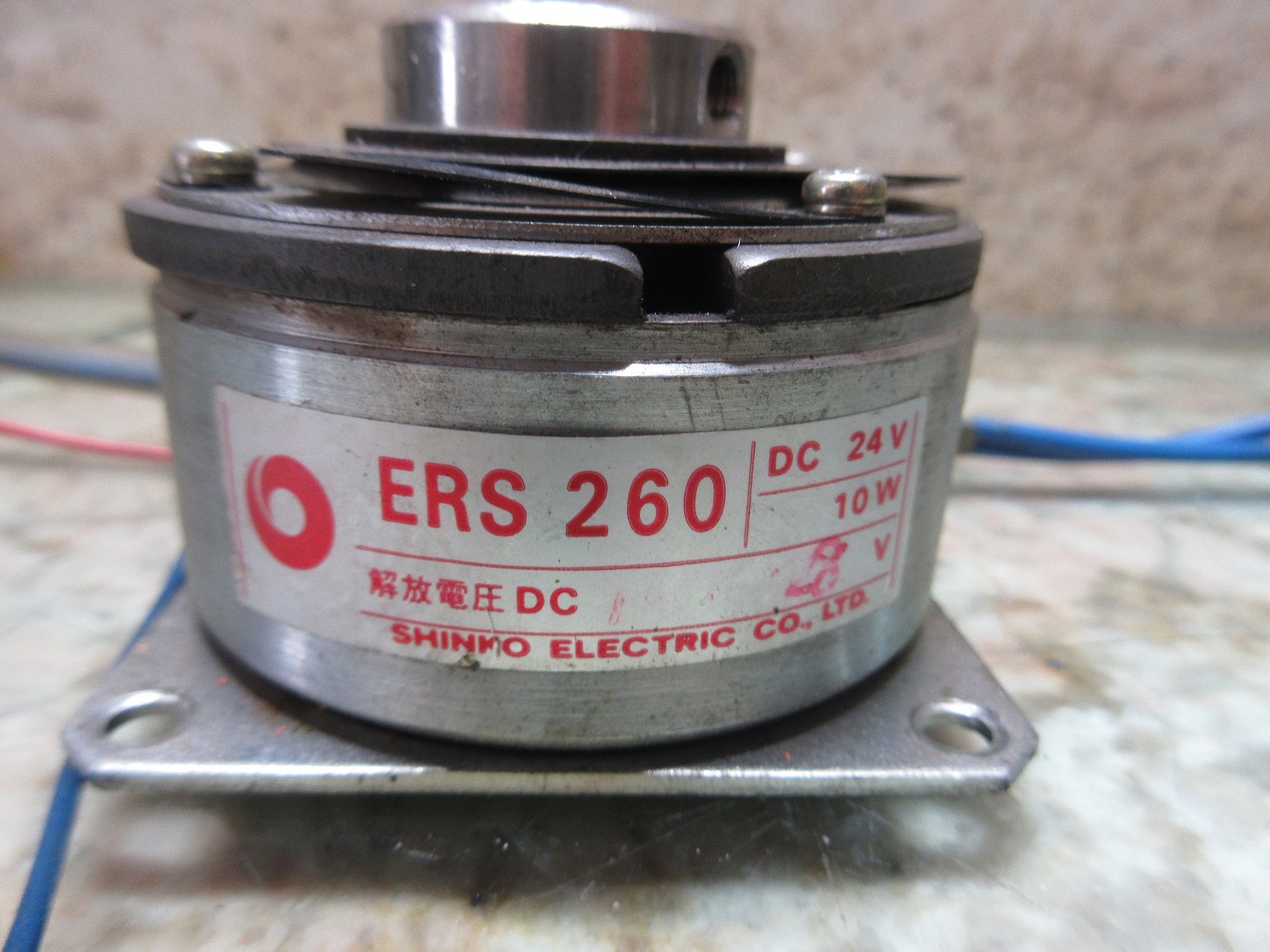 SHINKO BRAKE CLUTCH ERS260 DC24V MORI SEIKI SL-1A CNC LATHE WARRANTY EACH 1