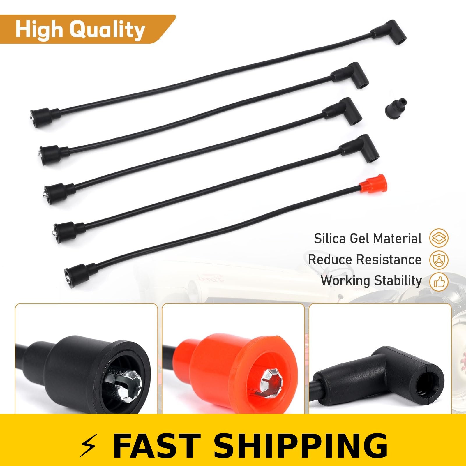 Atesilor Spark Plug Wire Set for Ford Tractors 1953-1964