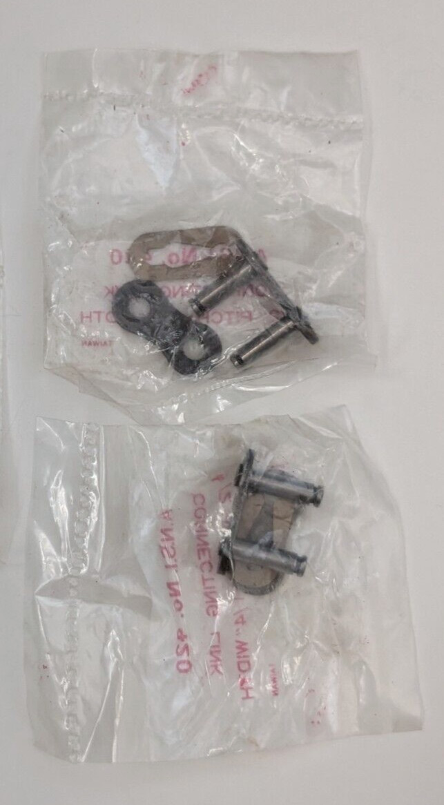 #420 A.N.S.I. Connecting Link 1/2″x1/14″ Quantity (3)