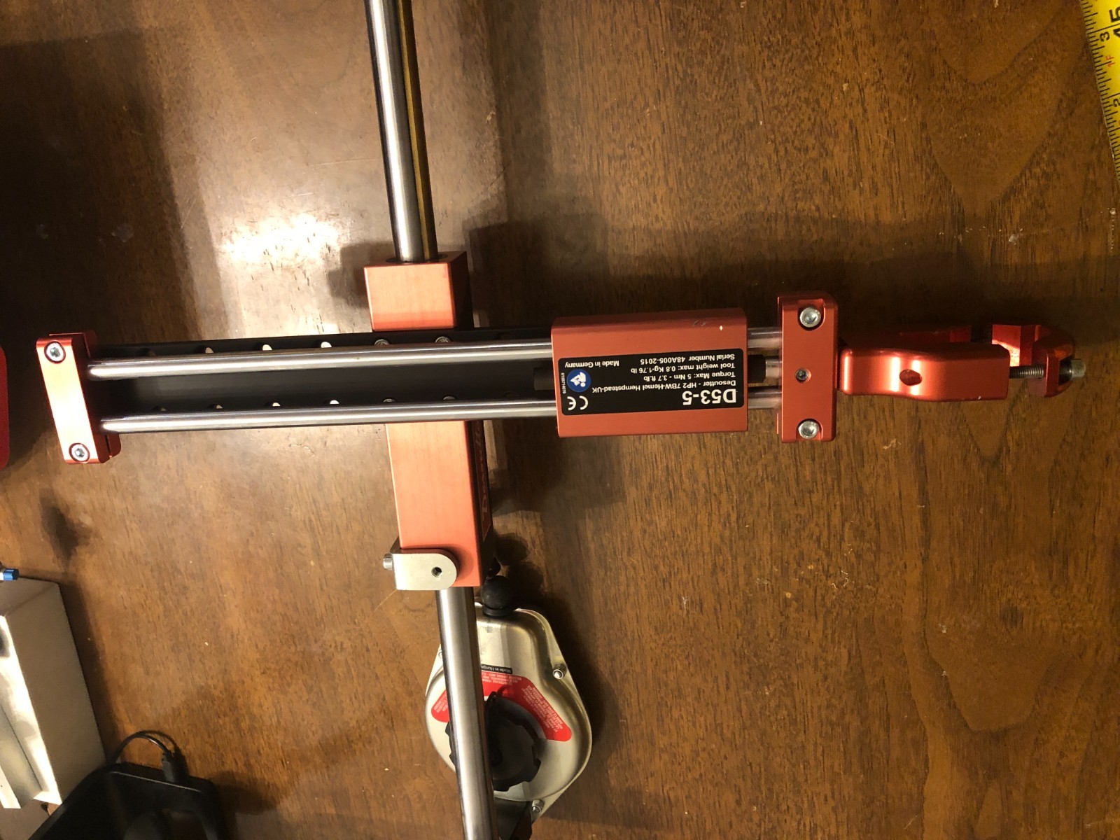 DESOUTTER D53-5 LINEAR TORQUE REACTION ARM-CUSTOM KIT-SEE VIDEO! READ DESCRIPTIO
