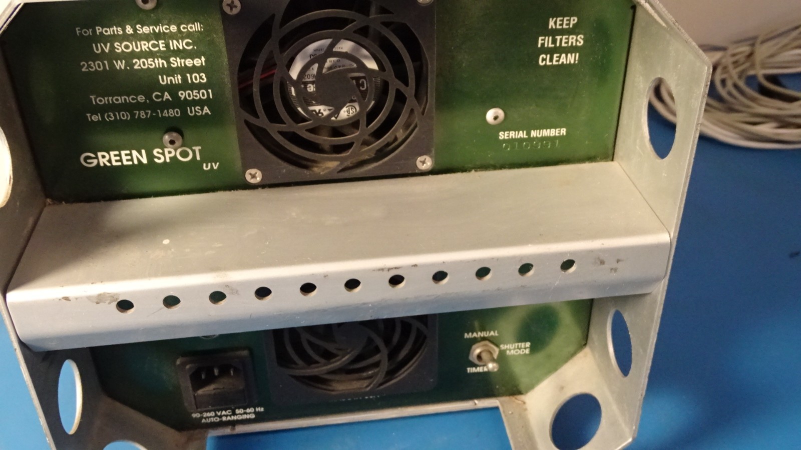 American Ultraviolet Green Spot UV Spot Curing System (AS IS)