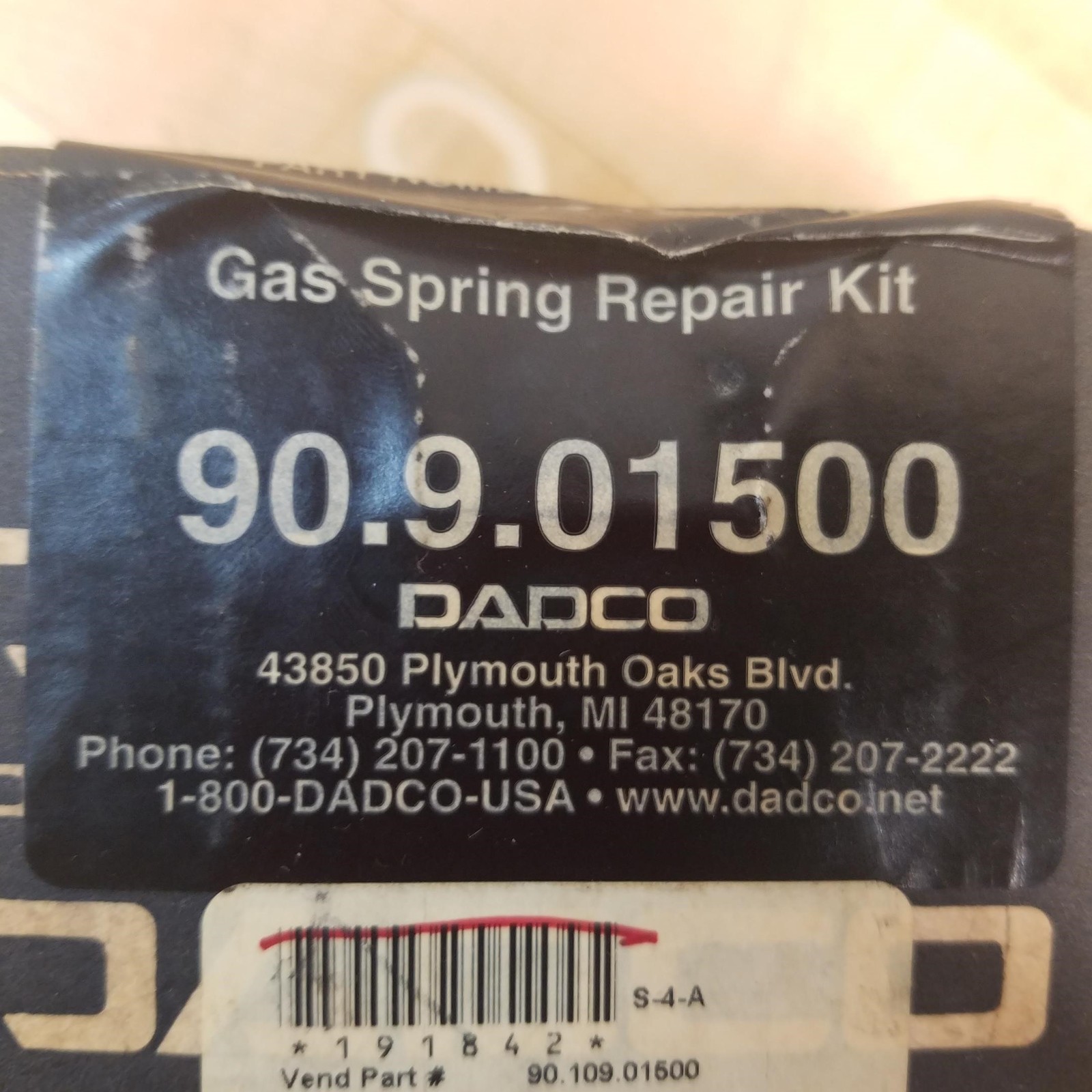 Dadco 90.9.01500 Gas Spring Repair Kit – NEW