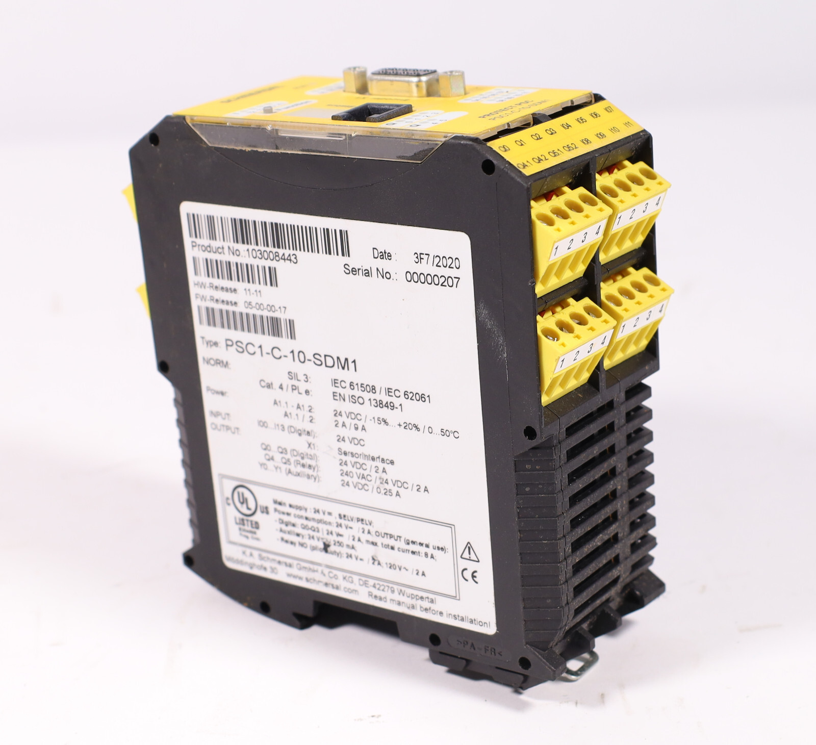 Schmersal Programmable Safety Controller PSC1-C-10-SDM1
