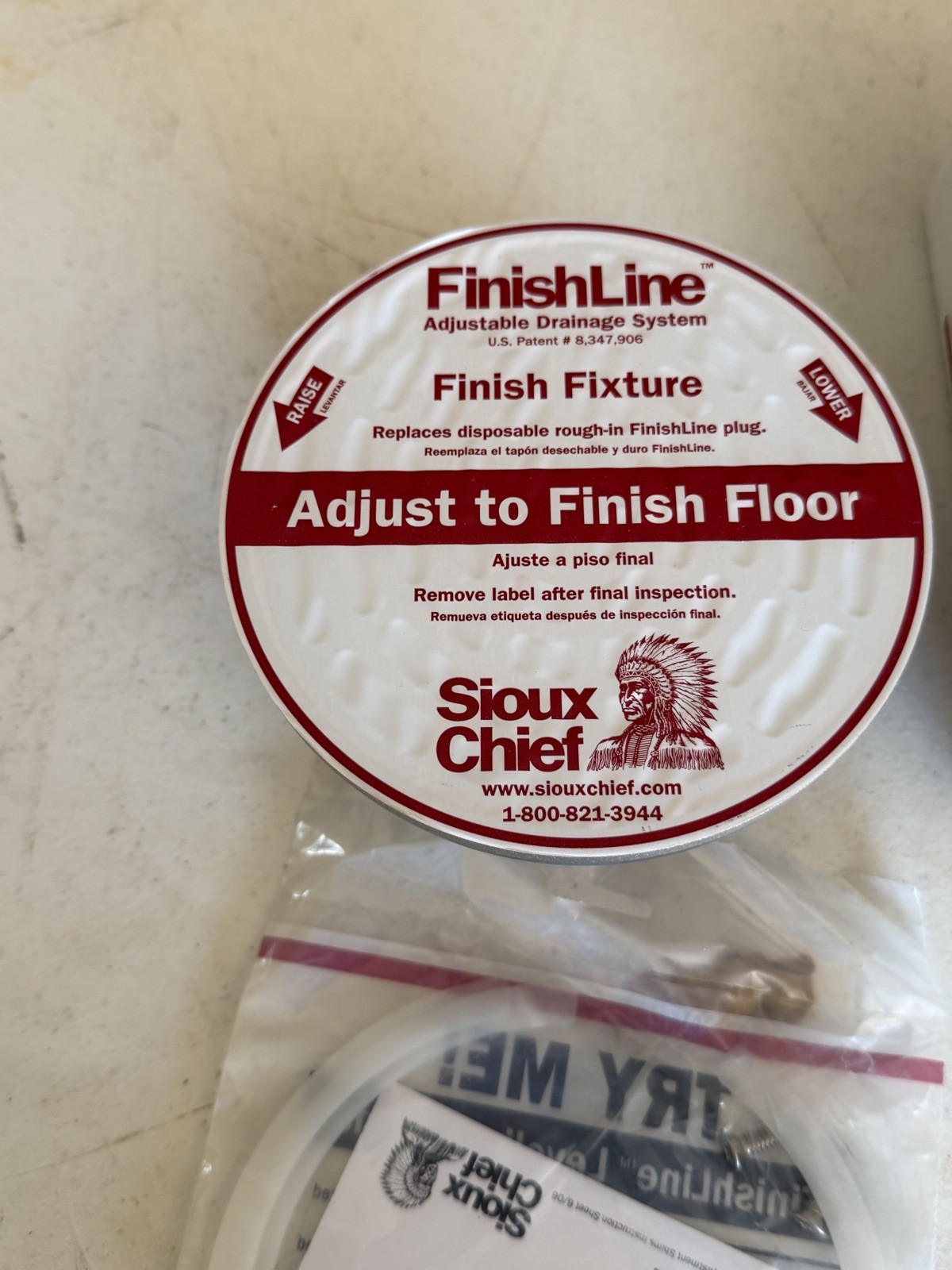Sioux Chief 832-3HNR FinishLine 3 Inch Adjustable Floor Drain Nickel Bronze