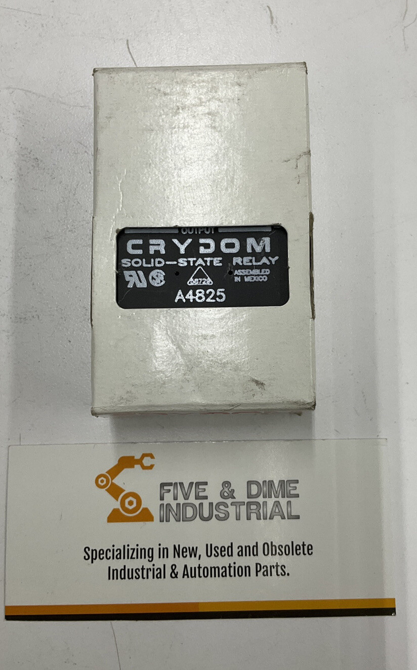 Crydom A4825 New Solid State Relay Input 90-280AC, Output 280/480VAC 25A (CL327)