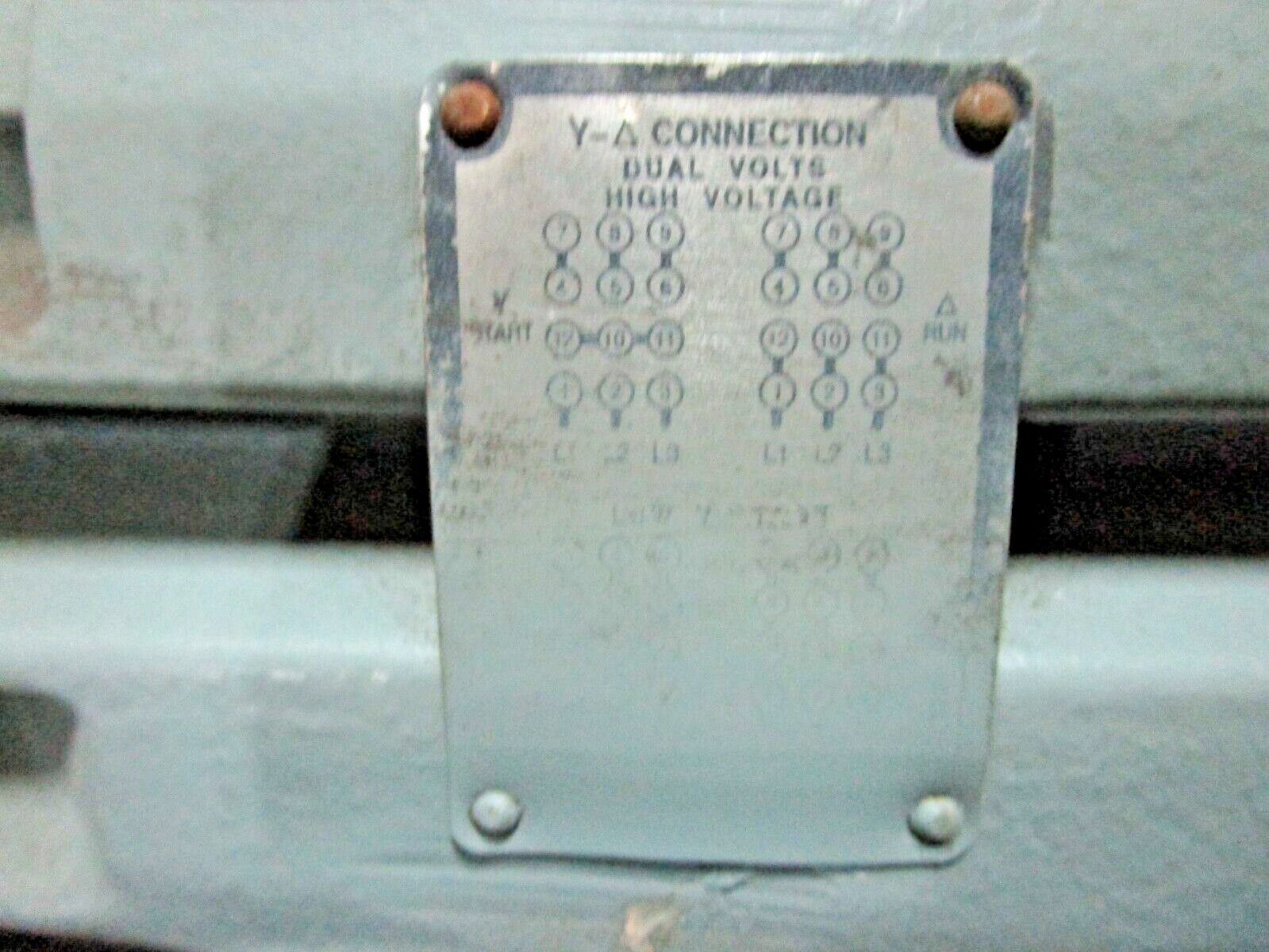 U.S. Electrical Motors R900A FR284T 25HP 3 Phase 1775 RPM 1465 RPM 47935AES