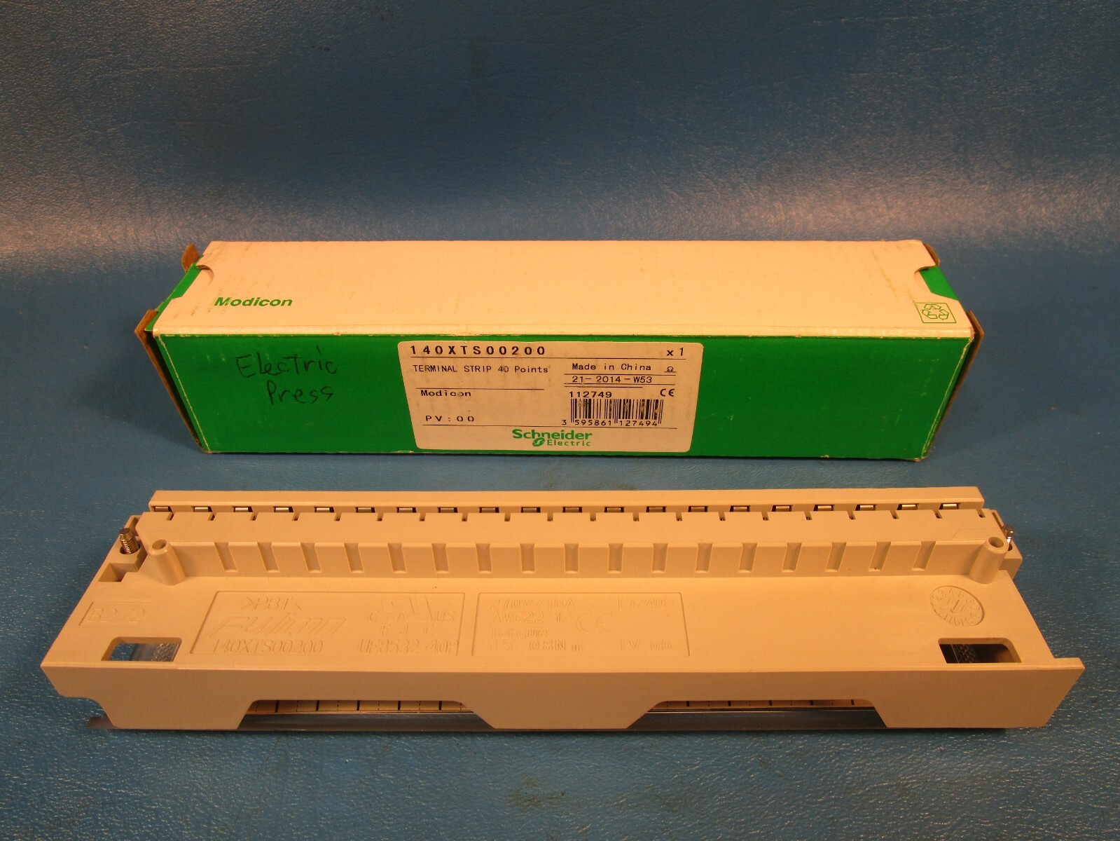 Schneider, 140XTS 00200, Modicon Terminal Strip, 40 Points
