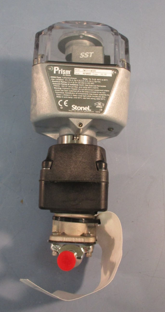 ITT PURE-FLO .38″ B204 w/PRISM by STONEL PM3311S02RS VALVE/ACTUATOR ASSEMBLY