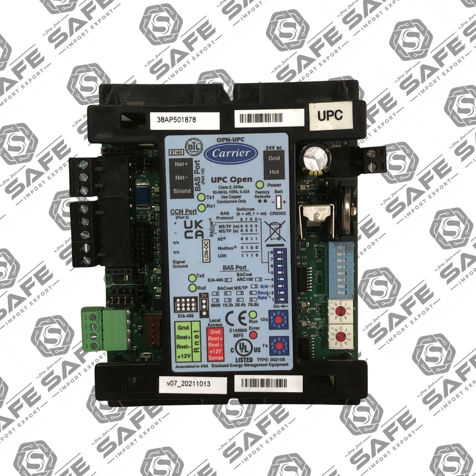 CARRİER OPN-UPC BACnet Commumications Card for HVAC system integration 38AP50187