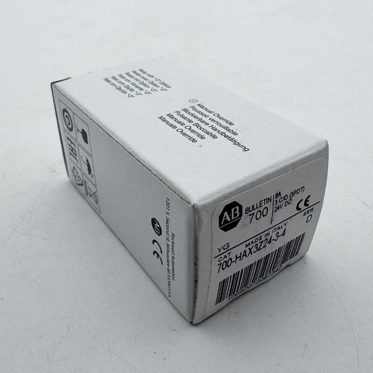 700-HAX3Z24-3-4 GP Tube Base Relay New Original 700HAX3Z2434