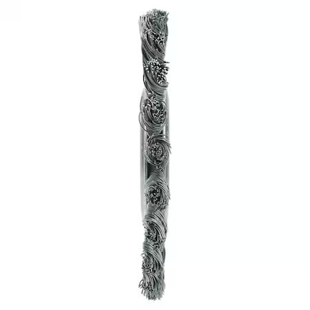 Weiler 8565 6″ Cable Twist Knot Wire Wheel 0.023″ Steel 9000 RPM