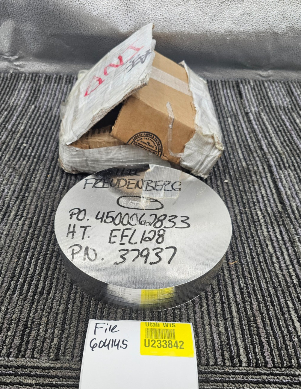 Freudenberg 4500062833 37937 Round Steel 8 Inches Diameter Flange