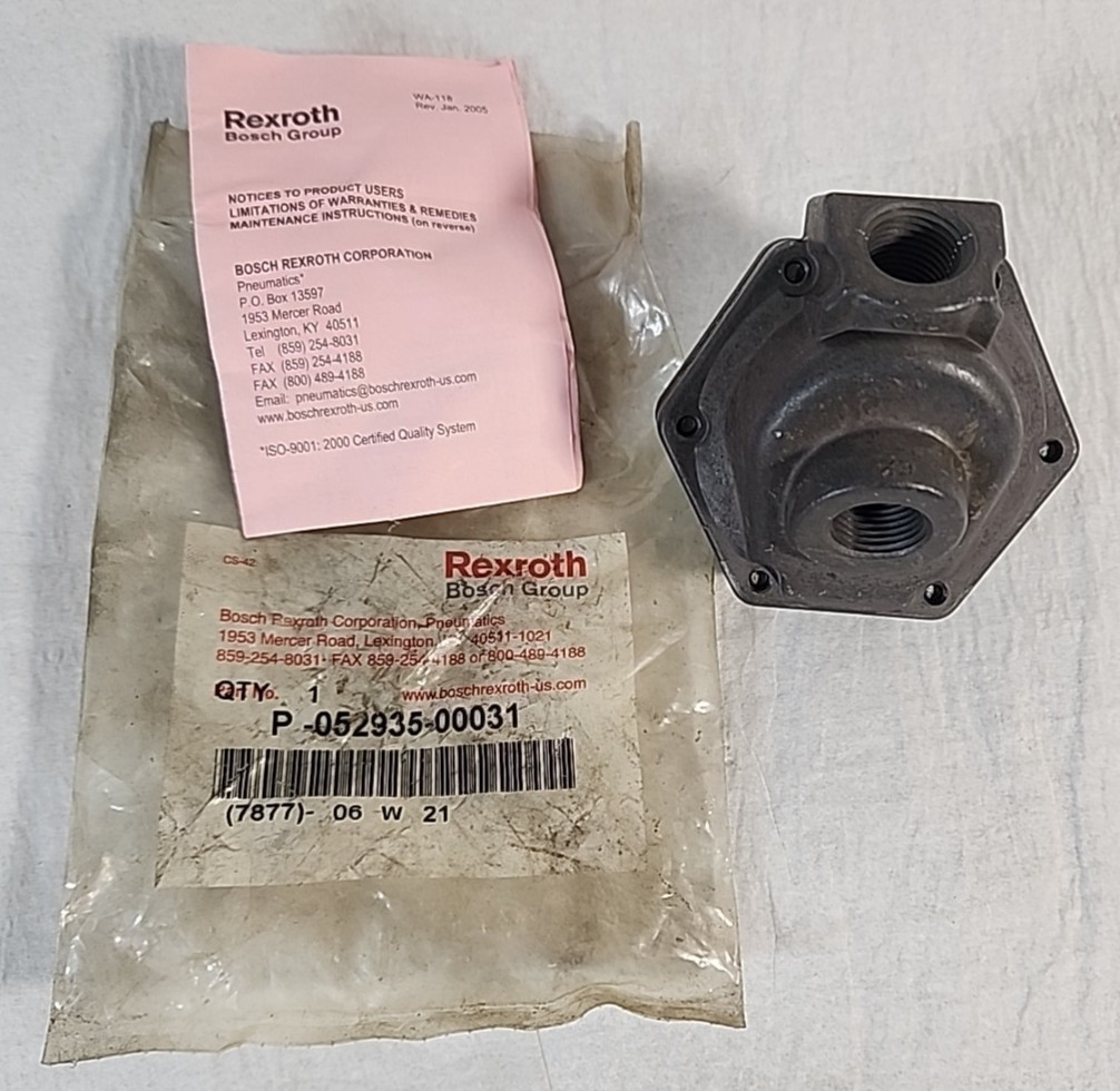 Bosch Rexroth P-052935-00031 Quick Exhaust