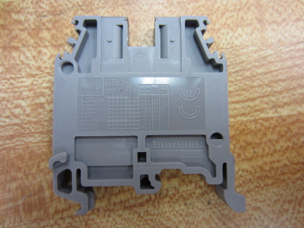 ABB Entrelec M4/6 Terminal Blocks 1SNA115116R0700 (Pack of 108)