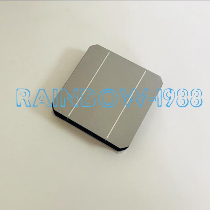 QTY:10 High Efficiency Monocrystalline Solar Cell 125mmx125mm 3.14W 0.5V Class A