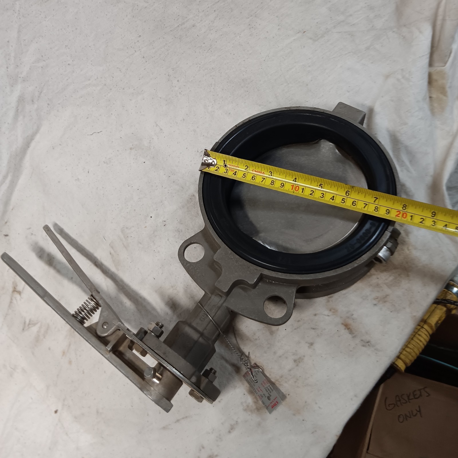 NEW BRAY 6″ Stainless Steel BUTTERFLY VALVE SERIES 20