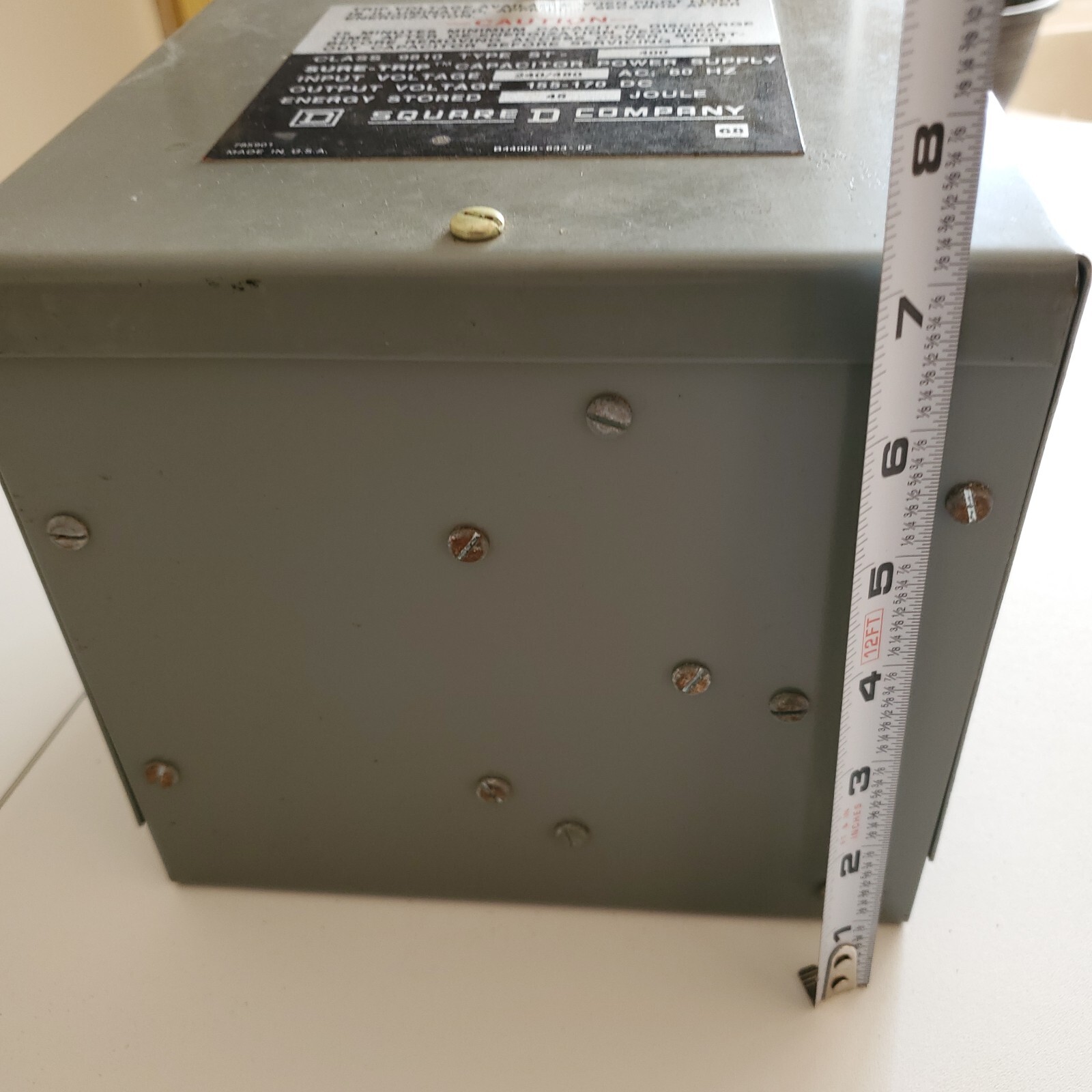 New Square D Class 9810 Type ST-400 Sure-Trip Capacitor Power Supply Open Box