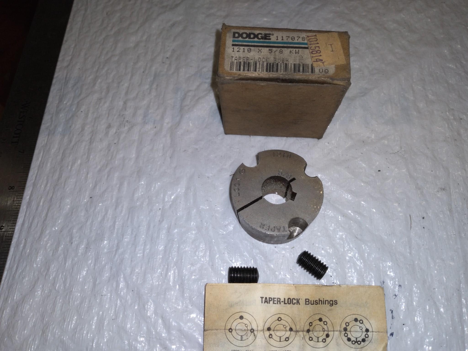 DODGE 117078 1210/5/8 KW TAPER LOCK BUSH