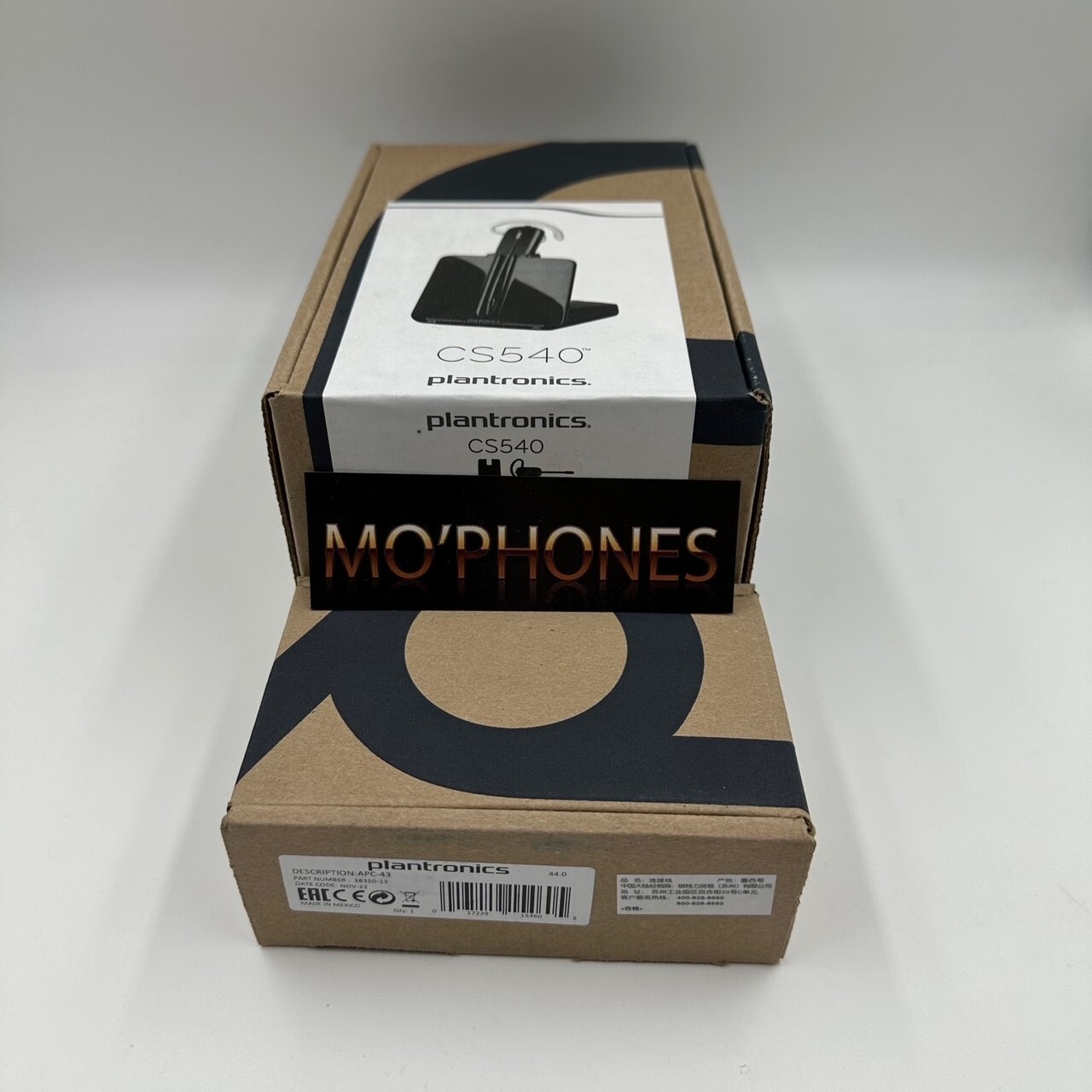 Plantronics CS540 (84693-01) Headset with APC-43 (38350-13) for Cisco – NEW