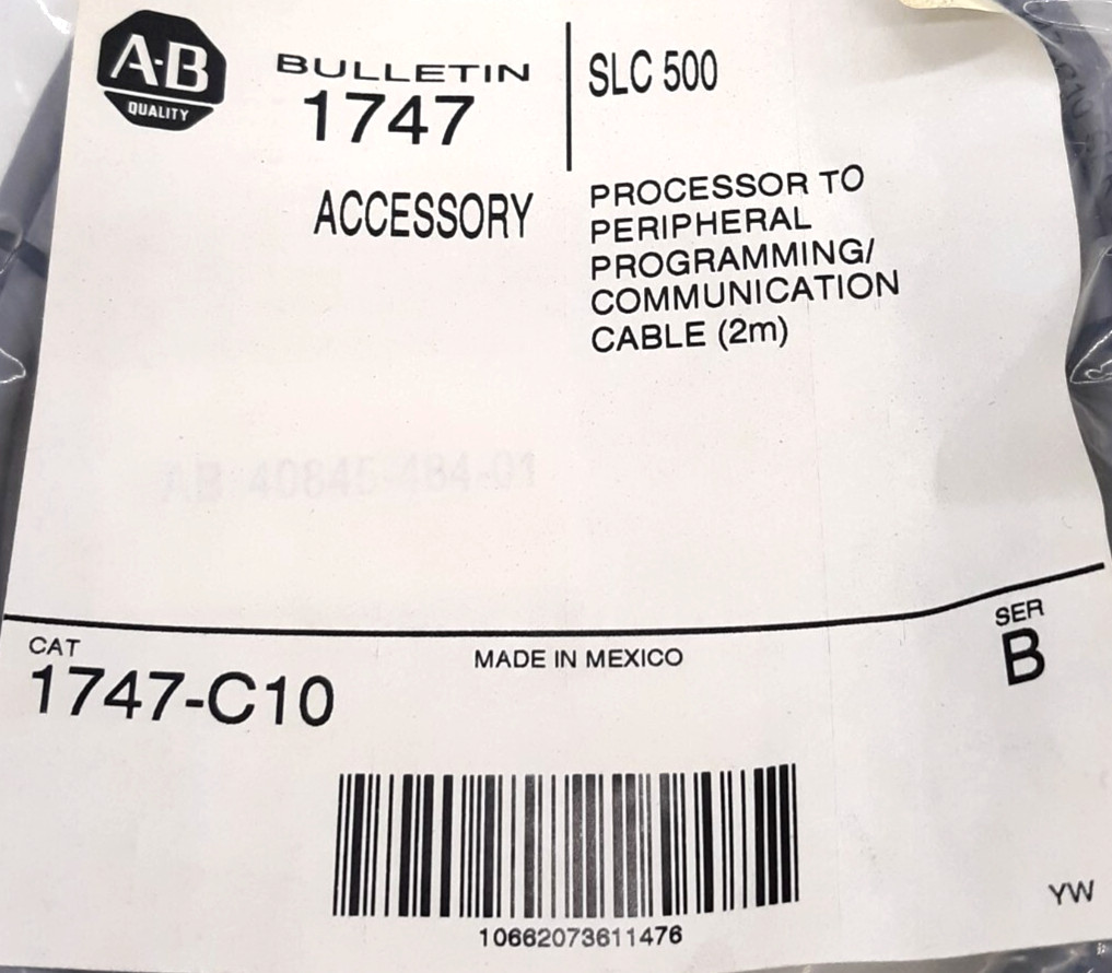 Allen-Bradley 1747-PIC Interface Converter w/1747-C10 Cable