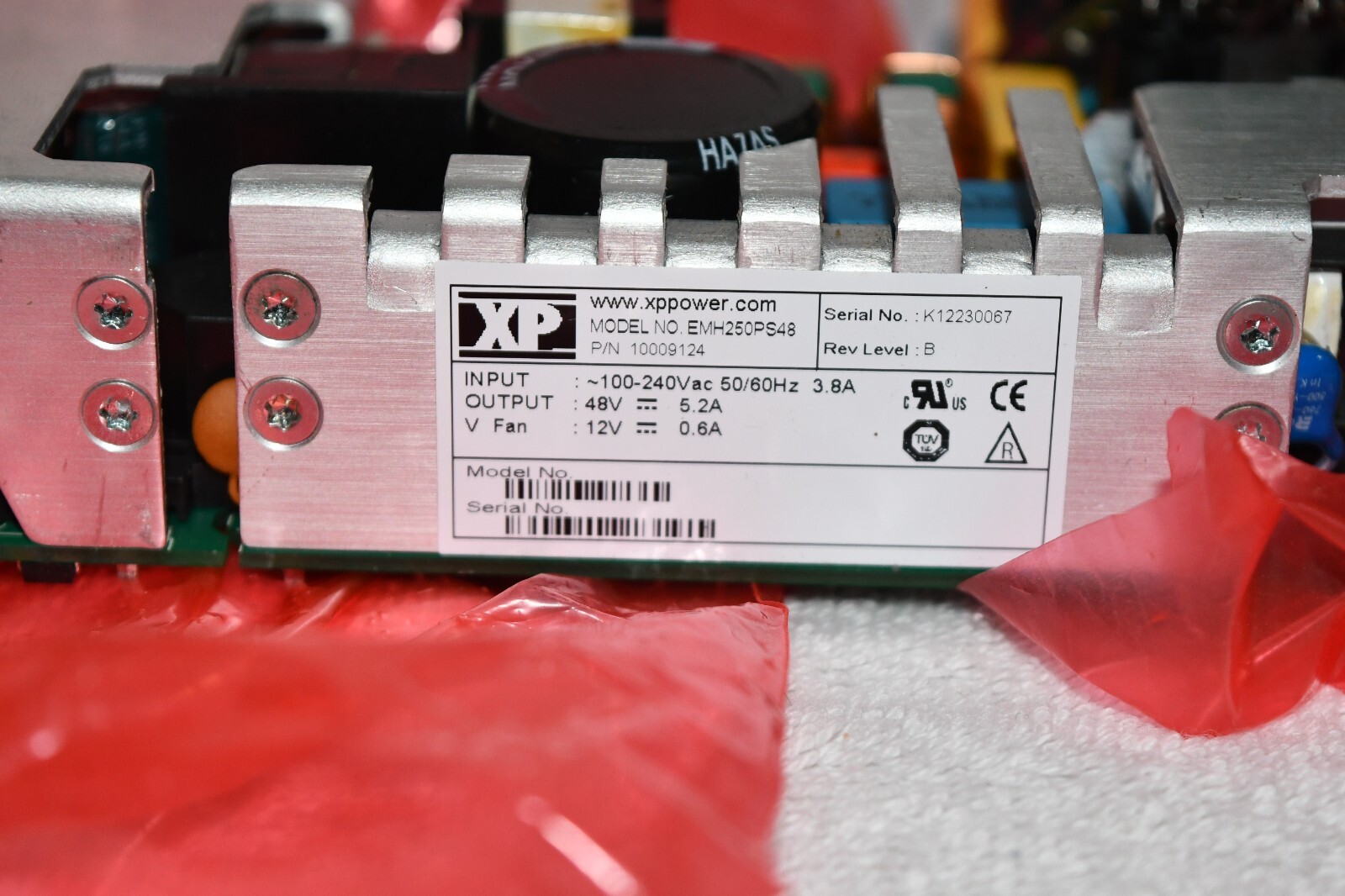 Lot 3 XP POWER EMH250PS48 Open Frame AC DC Converters 1 Output 48V 80-275VAC New