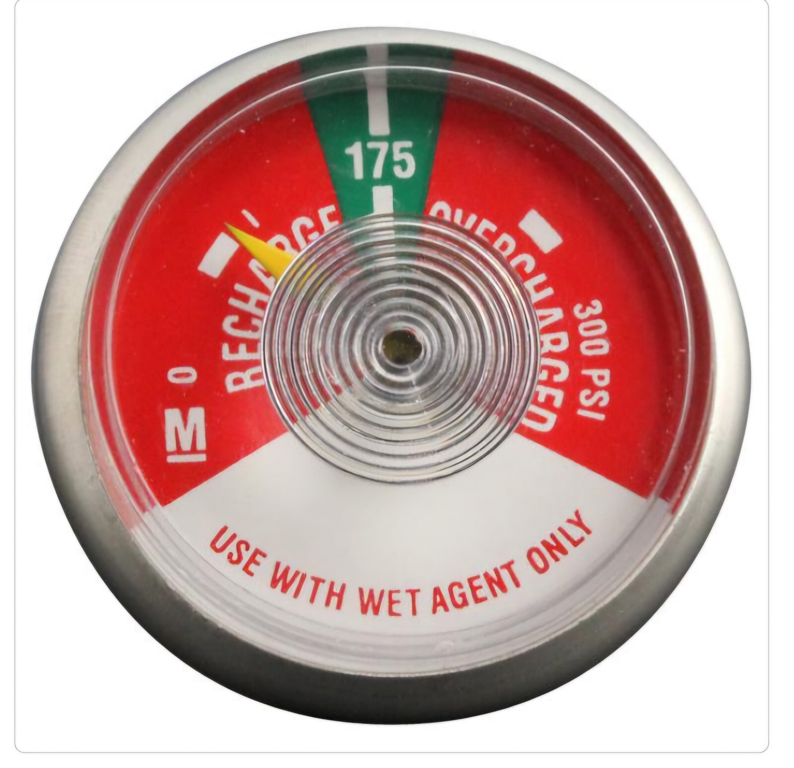 175 PSI wet chemical Pressure Gauge