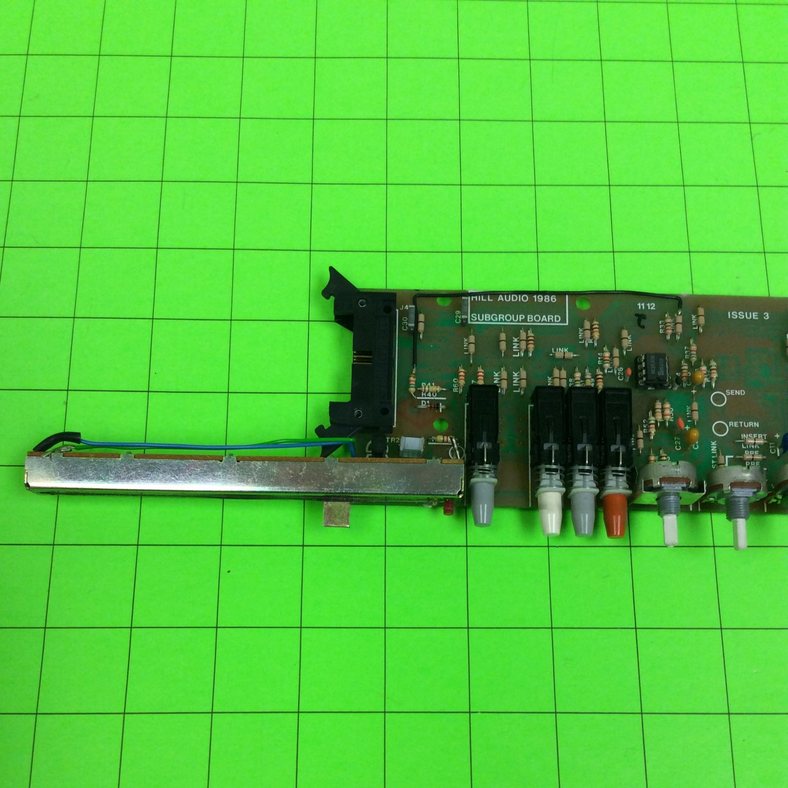 Hill MM1X Audio Mixer Subgroup Board (2 Port)