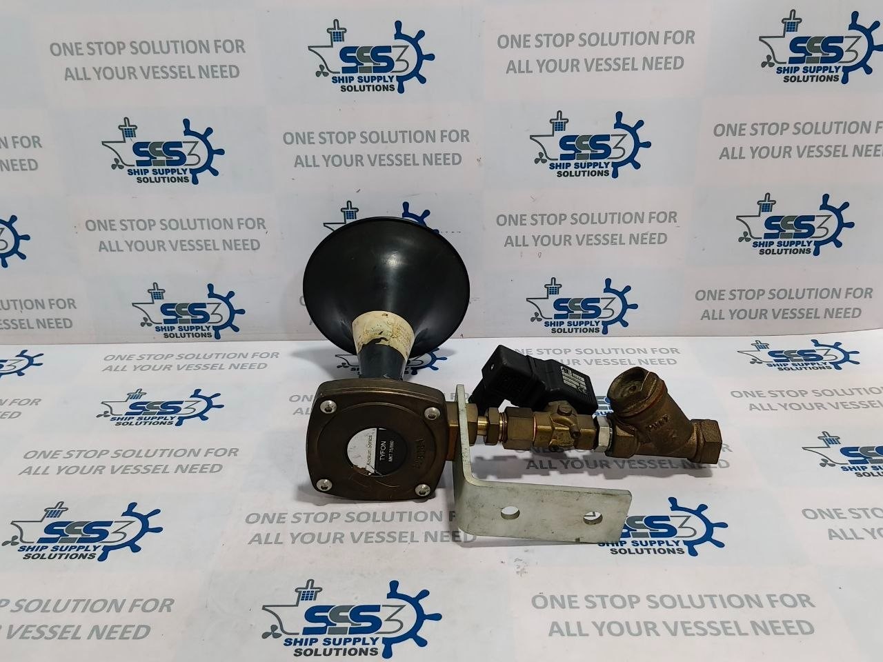 Kockum Sonics Tyfon MKT 75/660 Air Horn with Solenoid Valve
