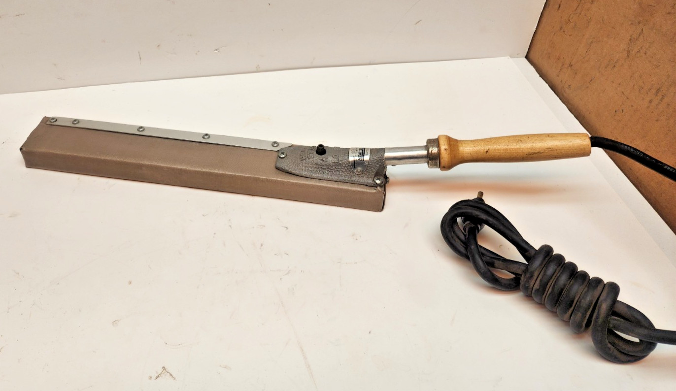 Heat Seal Large Hand Iron 2″ x 14″ Model 214 Variable Heat 650w Free Shipping