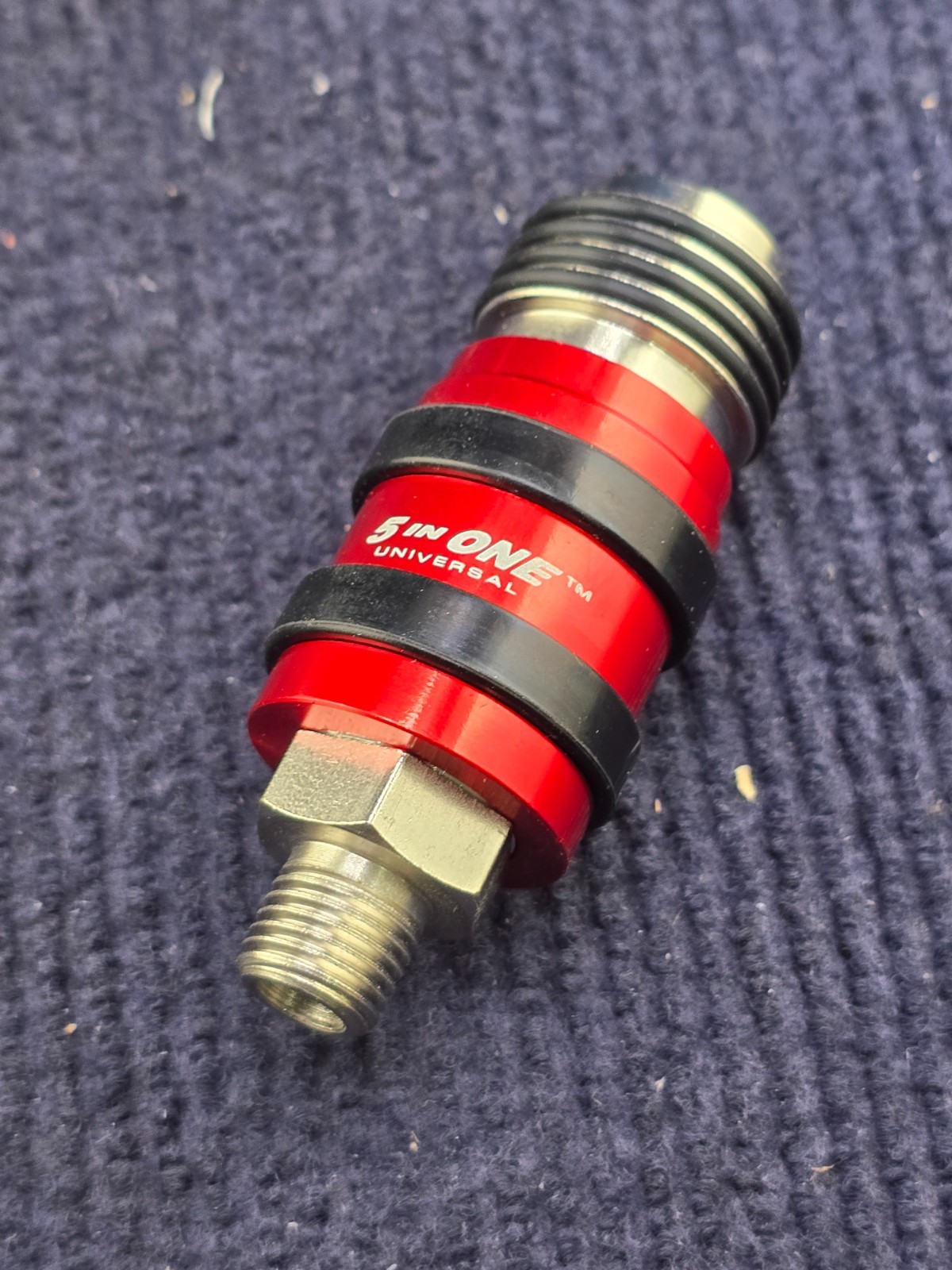 Milton S0751: Quick Connect Safety Exhaust Coupler – 1/4″ MNPT – 1/4″ Body