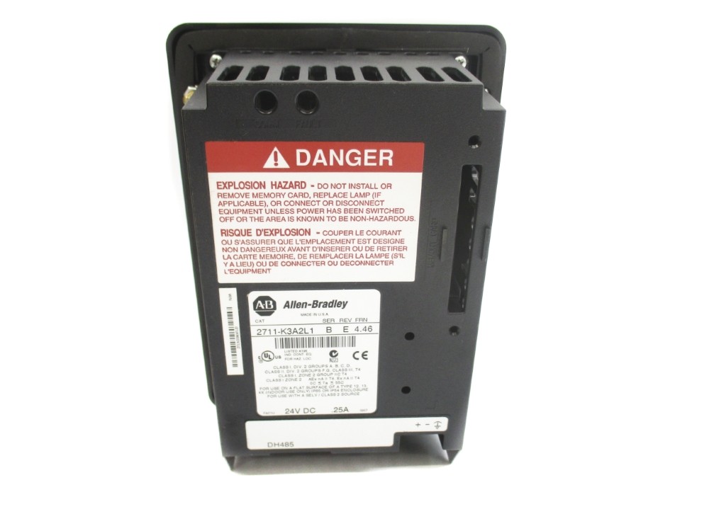 INDUSTRIAL SPARE PART 2711-K3A2L1 SER. B F/W 4.46 24VDC .25A REV. E NSNP