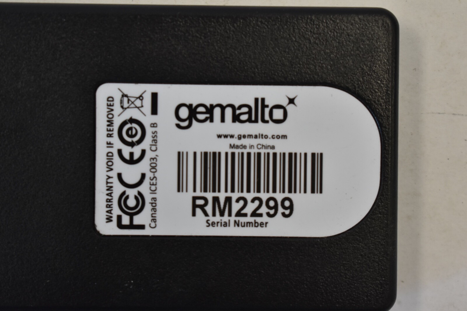 Gemalto SafeNet 3300 Security Hardware Token Unit Only Black Transaction Code