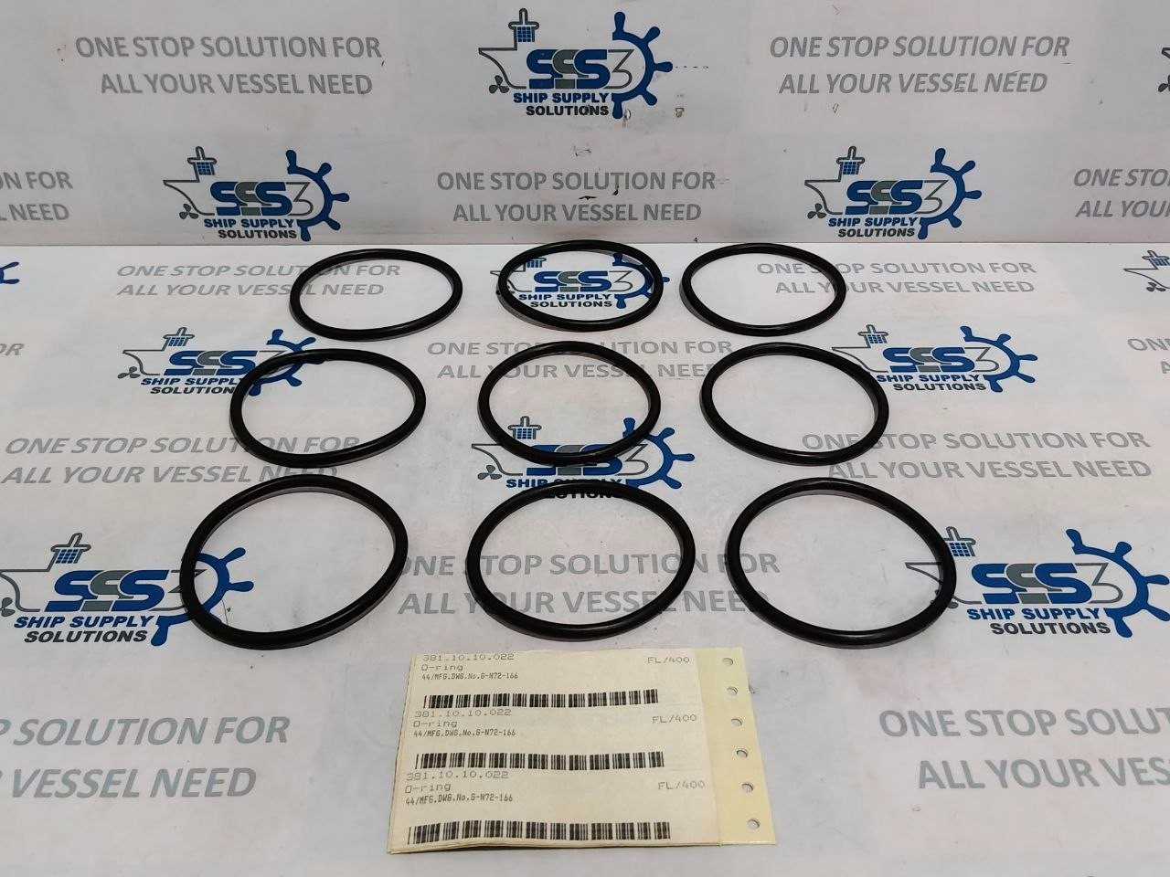 O-Ring FL/400 G-N72-166-D O-Ring Size OD 90mm x ID 82mm x Thickness 5mm