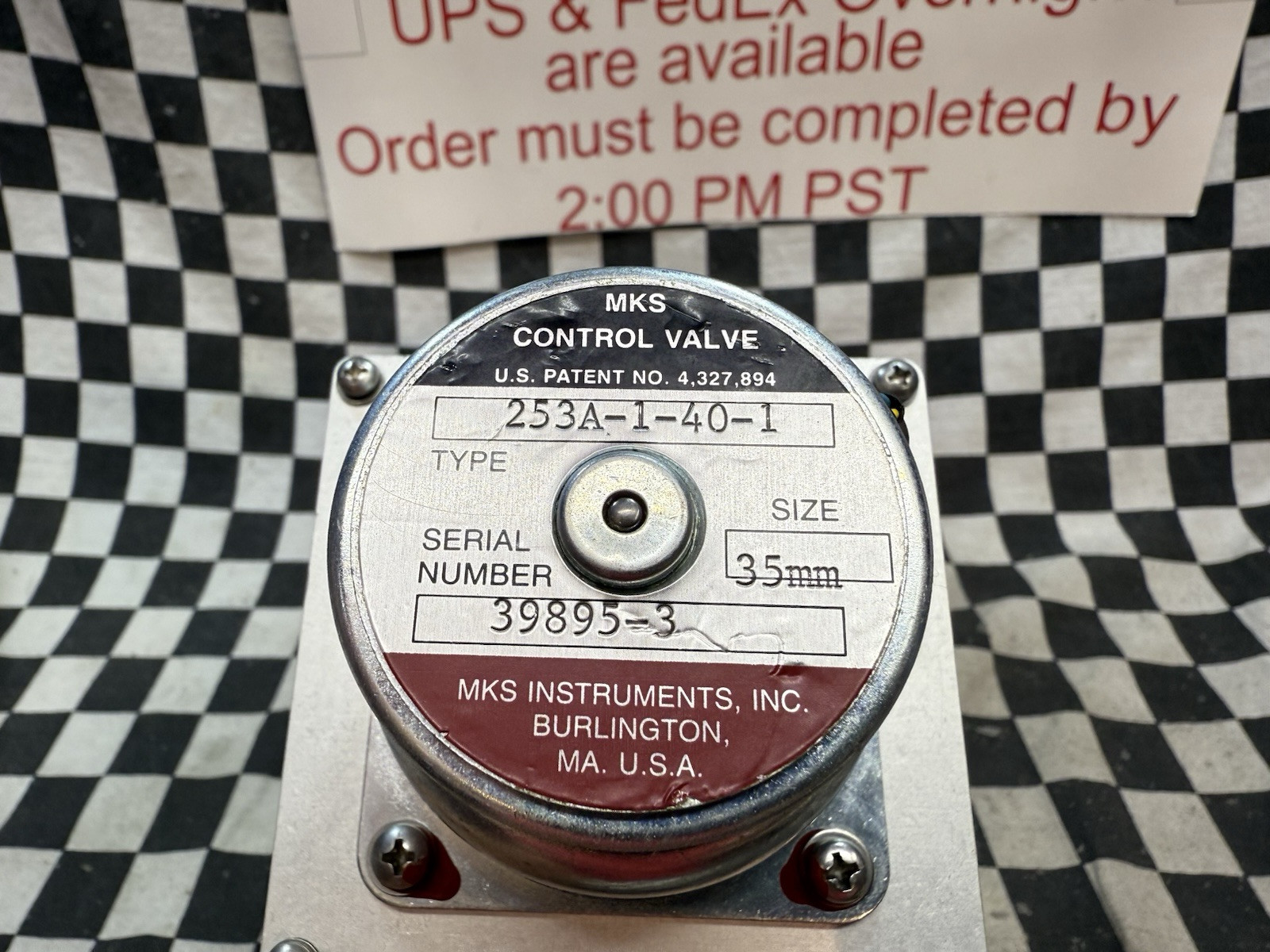 MKS 253A-1-40-1, 253A1401, Control Valve KF-40, SHIPSAMEDAY