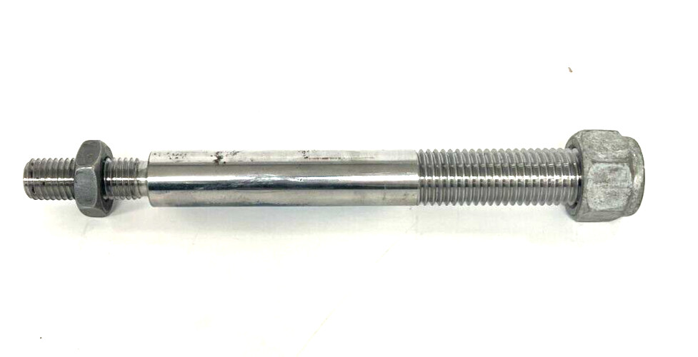DOUBLE THREADED BOLT 1″ AND 3/4″ ENDS 10-1/4″ LONG 2-1/4″ ON 3/4″ SIDE 3-1/2″ 1″