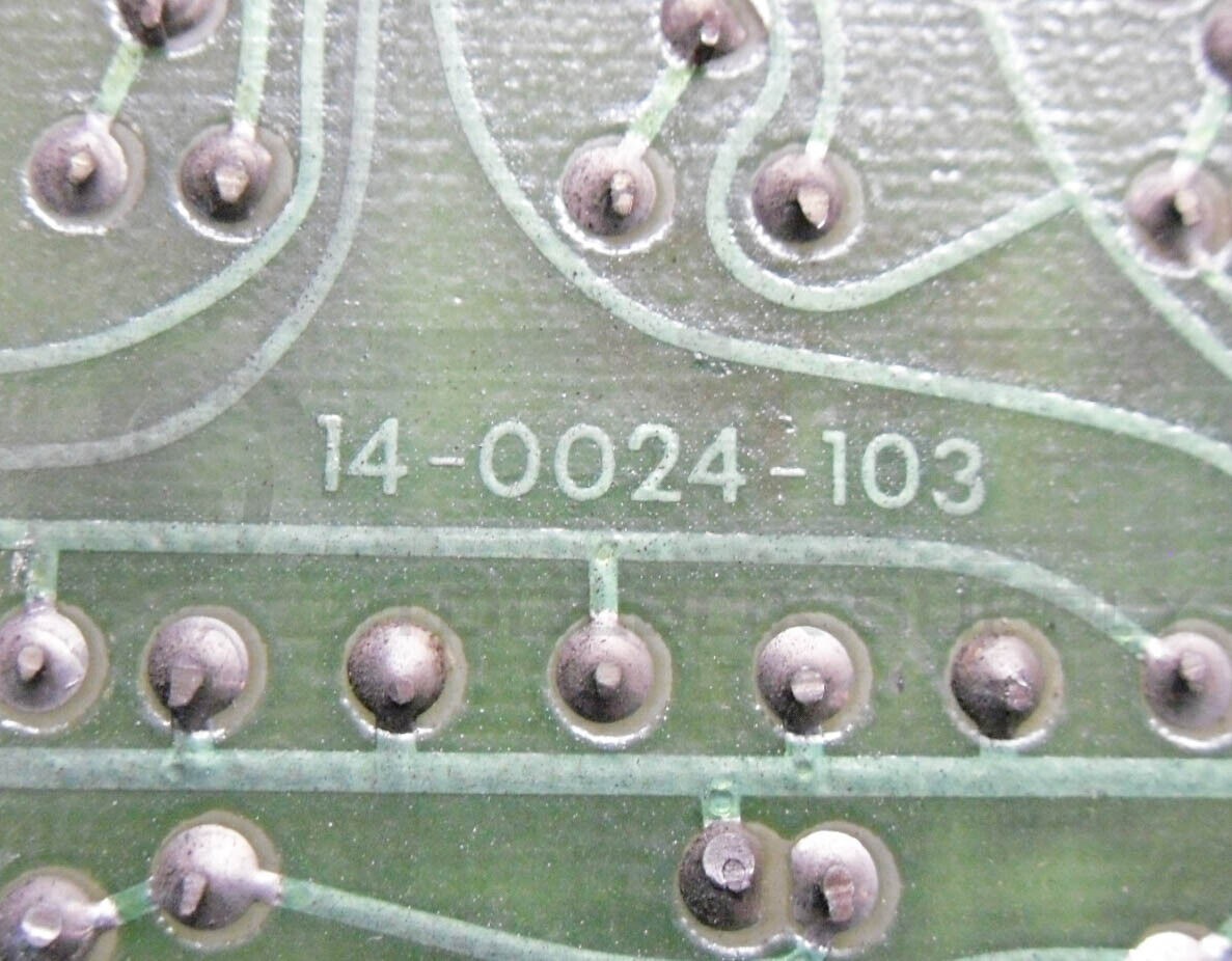 LOT OF 5 GETTYS 14-0024-03 Rev A FIRING BOARD CIRCUIT BOARD CARD, 14-0024-103