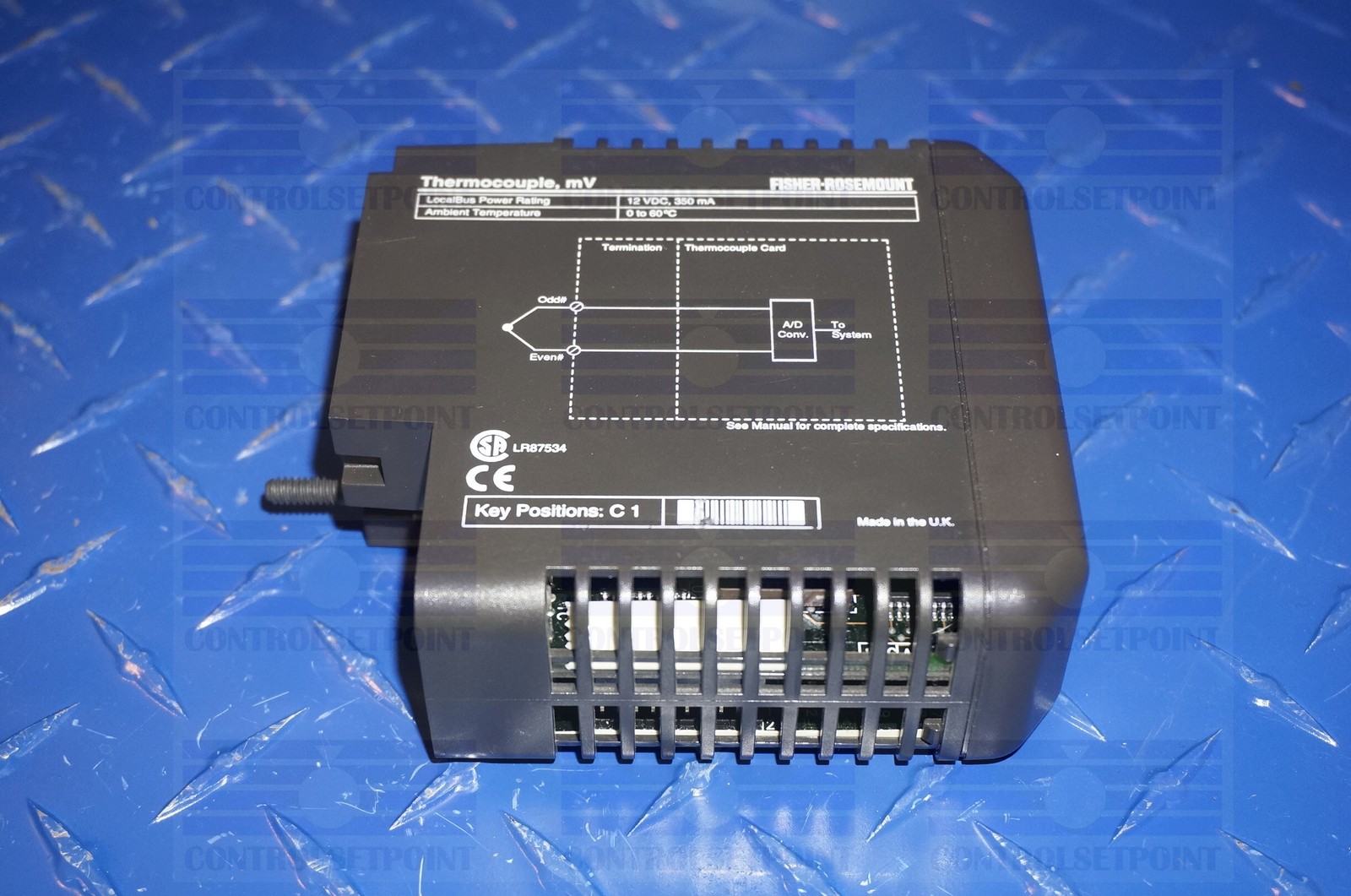 EMERSON DELTAV KJ3002X1-BG1 AI CARD: 8 CHANNELS THERMOCOUPLE MV CARD VE4003S5