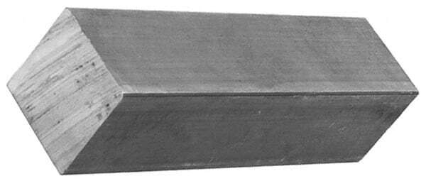 1/2″ Square x 72″ Long, Aluminum Square Bar +/- 0.25″ Tolerance, Alloy 6061