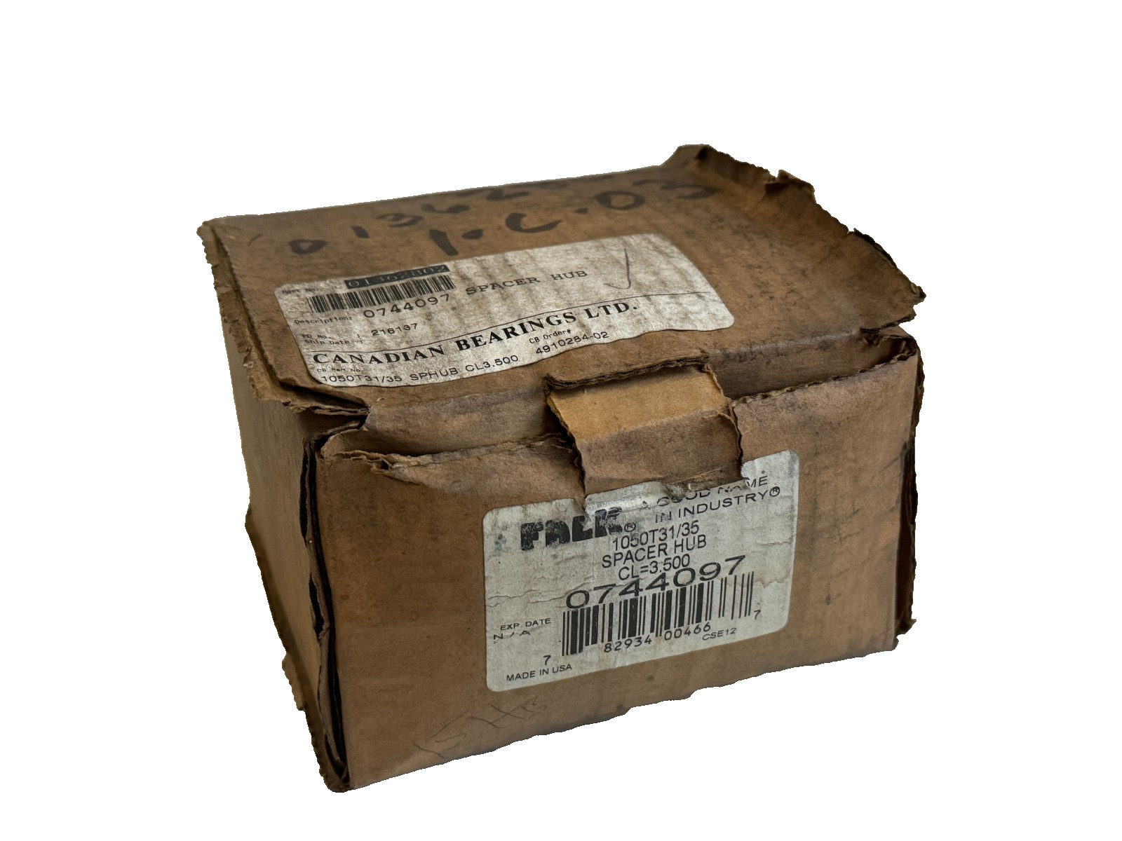 NEW IN BOX Falk 1050T31/35 Spacer Hub 3.500