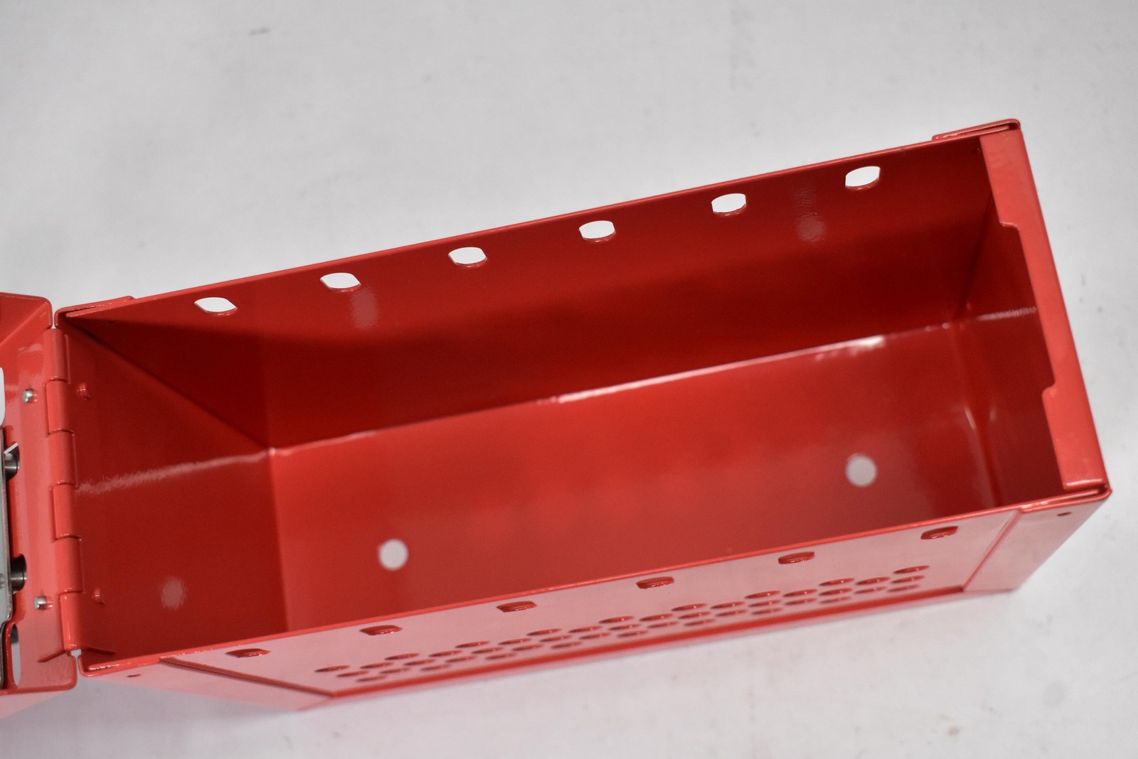 Master Lock 498A Group Lockout Lock Box LOTO Safety Series Steel Red Portable