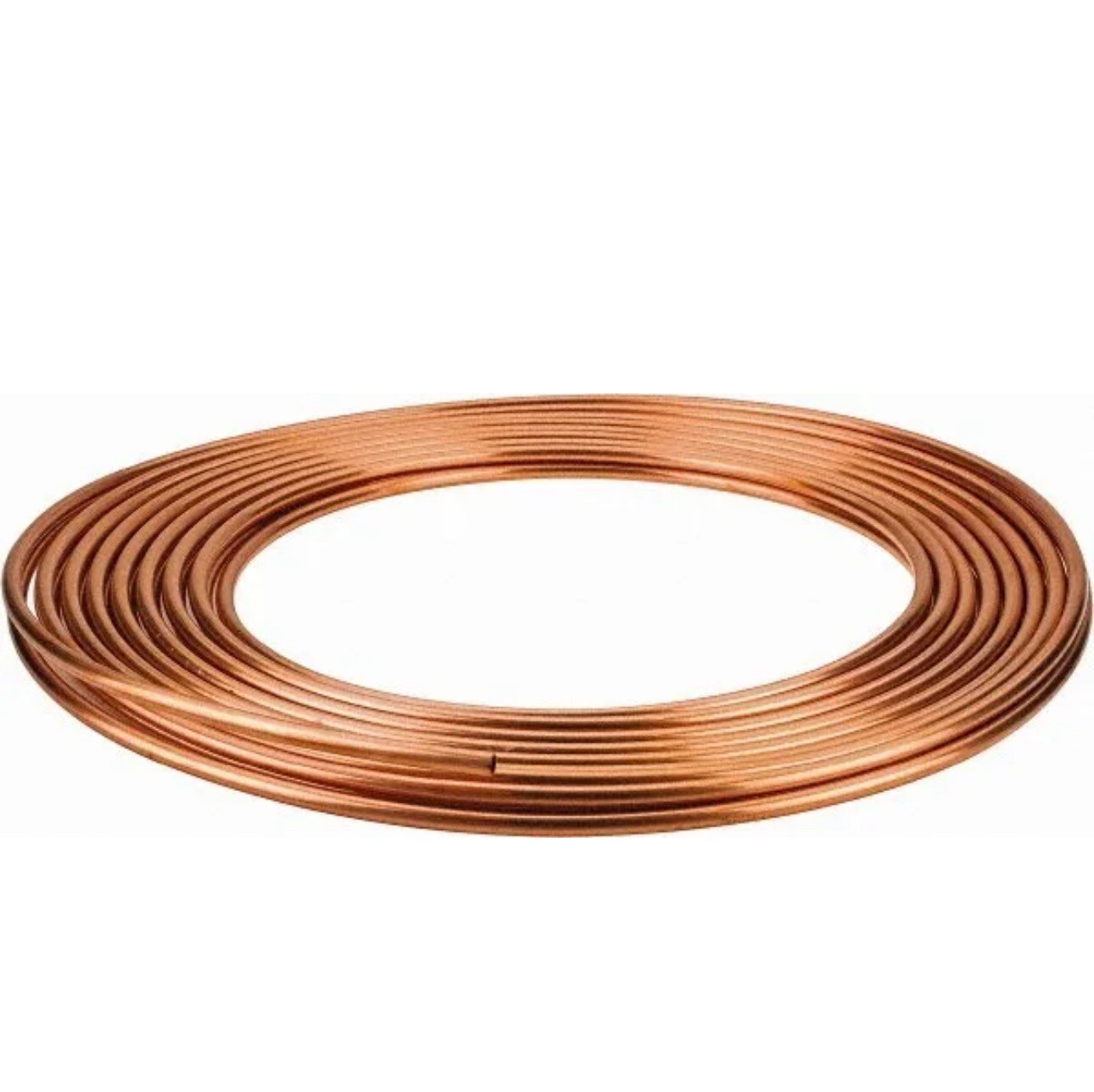 Everbilt 50′ Long, 1/4″ OD x 0.19″ ID, Copper Seamless Tube 0.03″ USA
