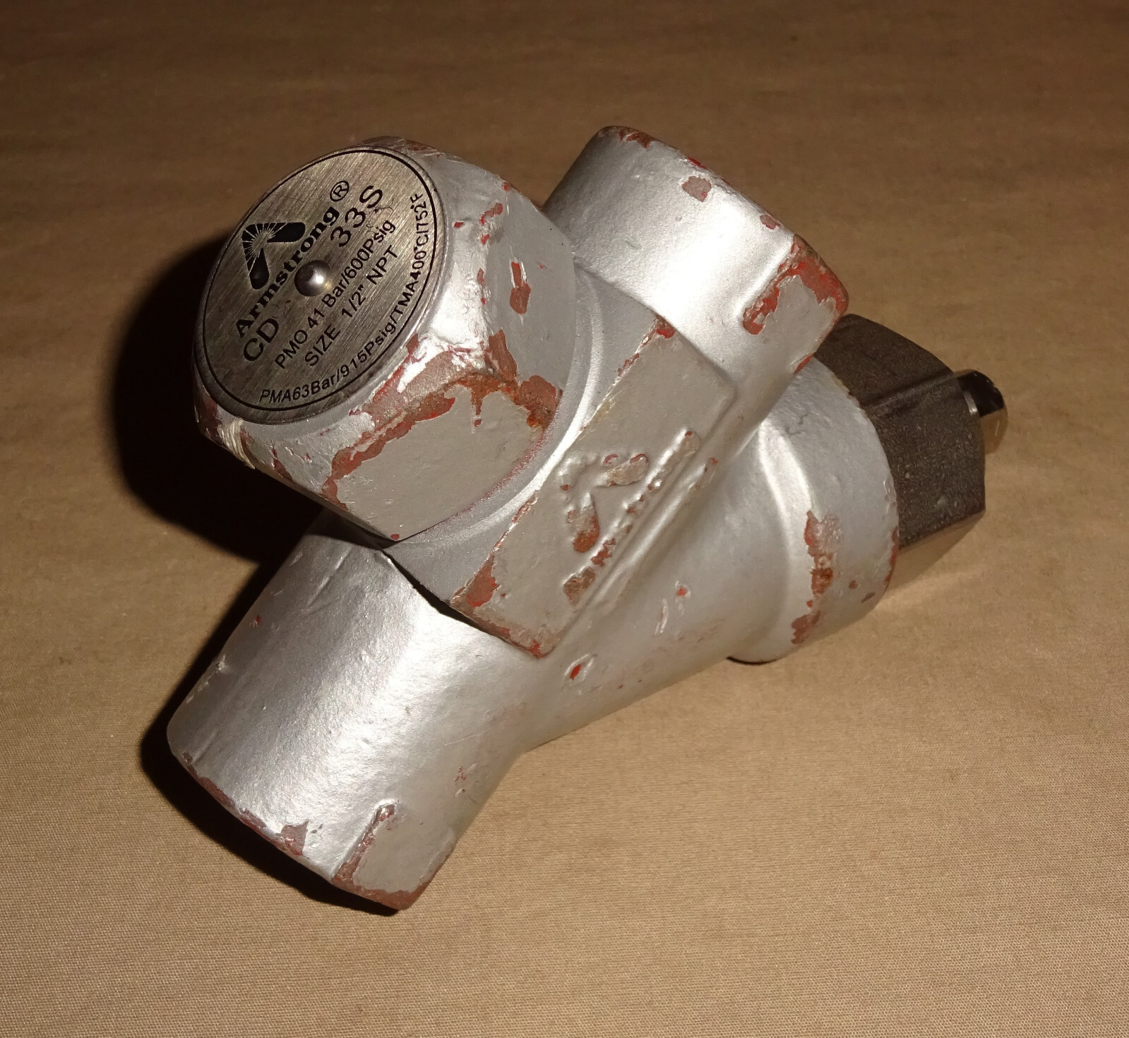 Armstrong CD33S 1/2″ NPT Steam Trap with Integral Strainer NEW